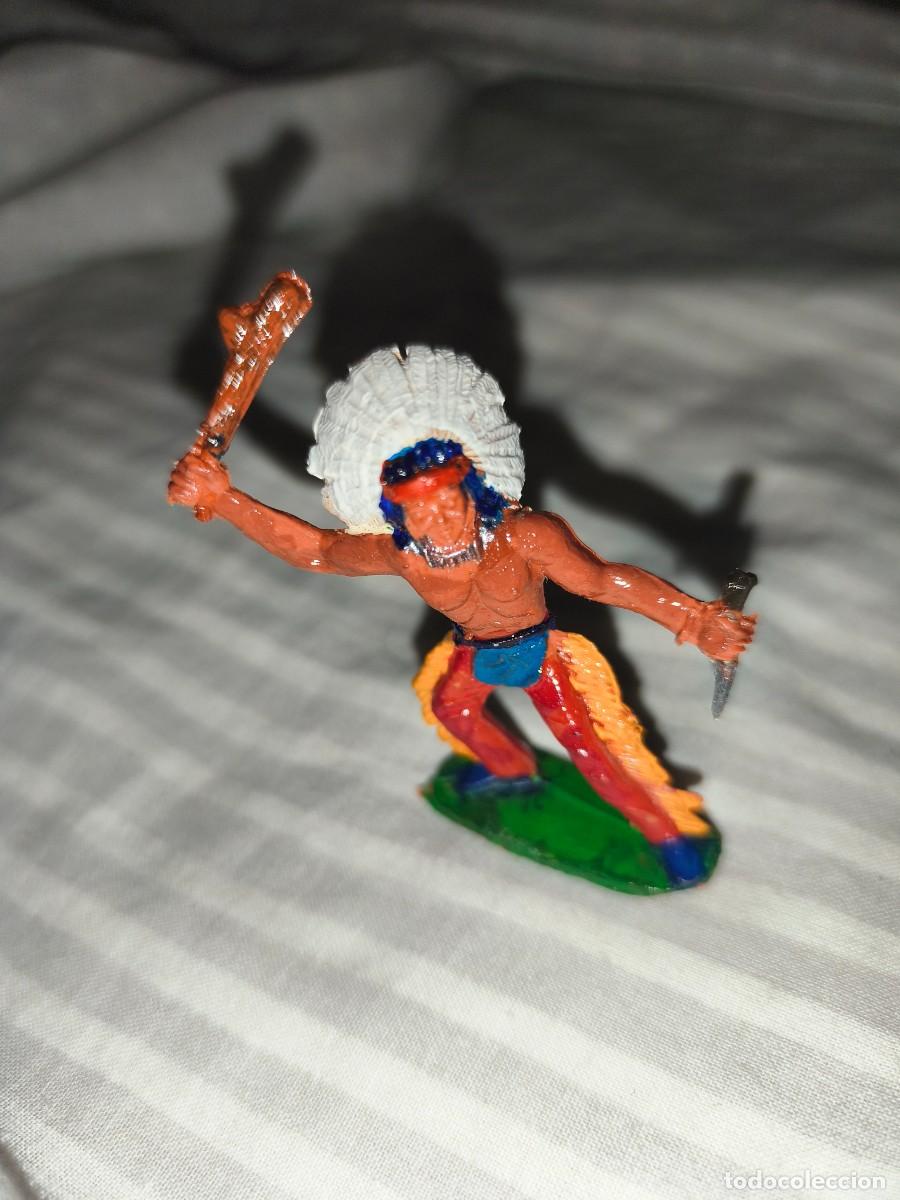 Figuras de Goma y PVC: mu&ntilde;ecos indios y vaqueros