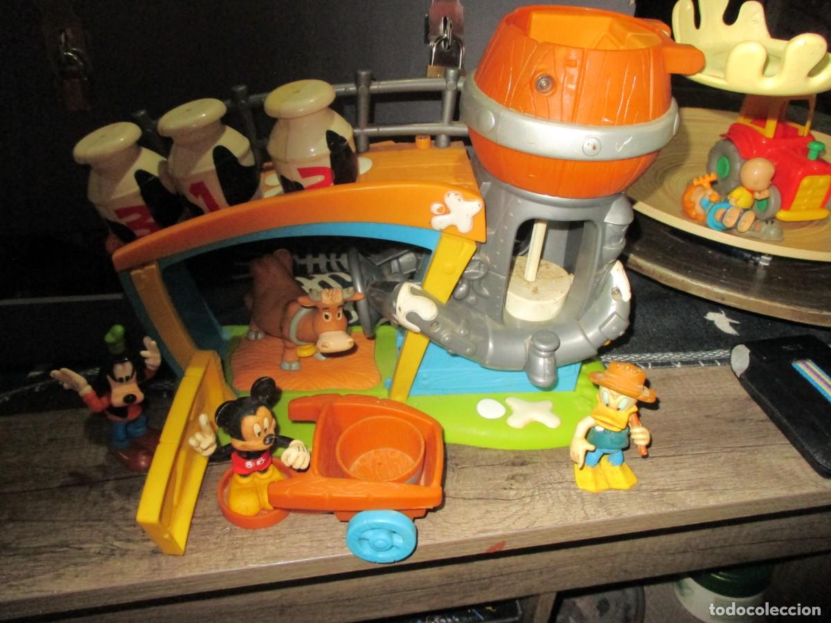 Figuras de goma y PVC: 491-La Vaquer&iacute;a de Mickey Mouse (Fisher-Price) - Con sonidos + figura Mickey Mouse PLAYHOUSE DISNEY
