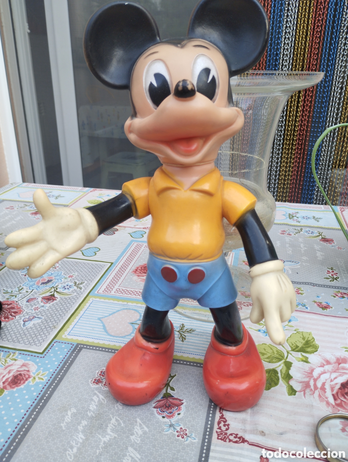 Figuras de Goma y PVC: Figura de goma de Mickey mouse grande 36cmX23cm