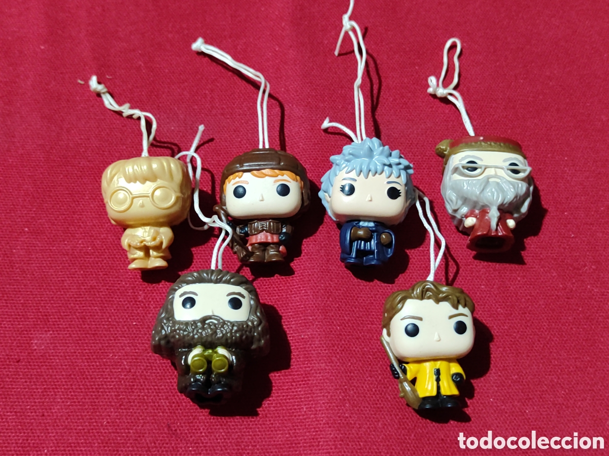 Figuras de Goma Kinder: Lote colgantes Kinder Harry Potter incluye el dorado