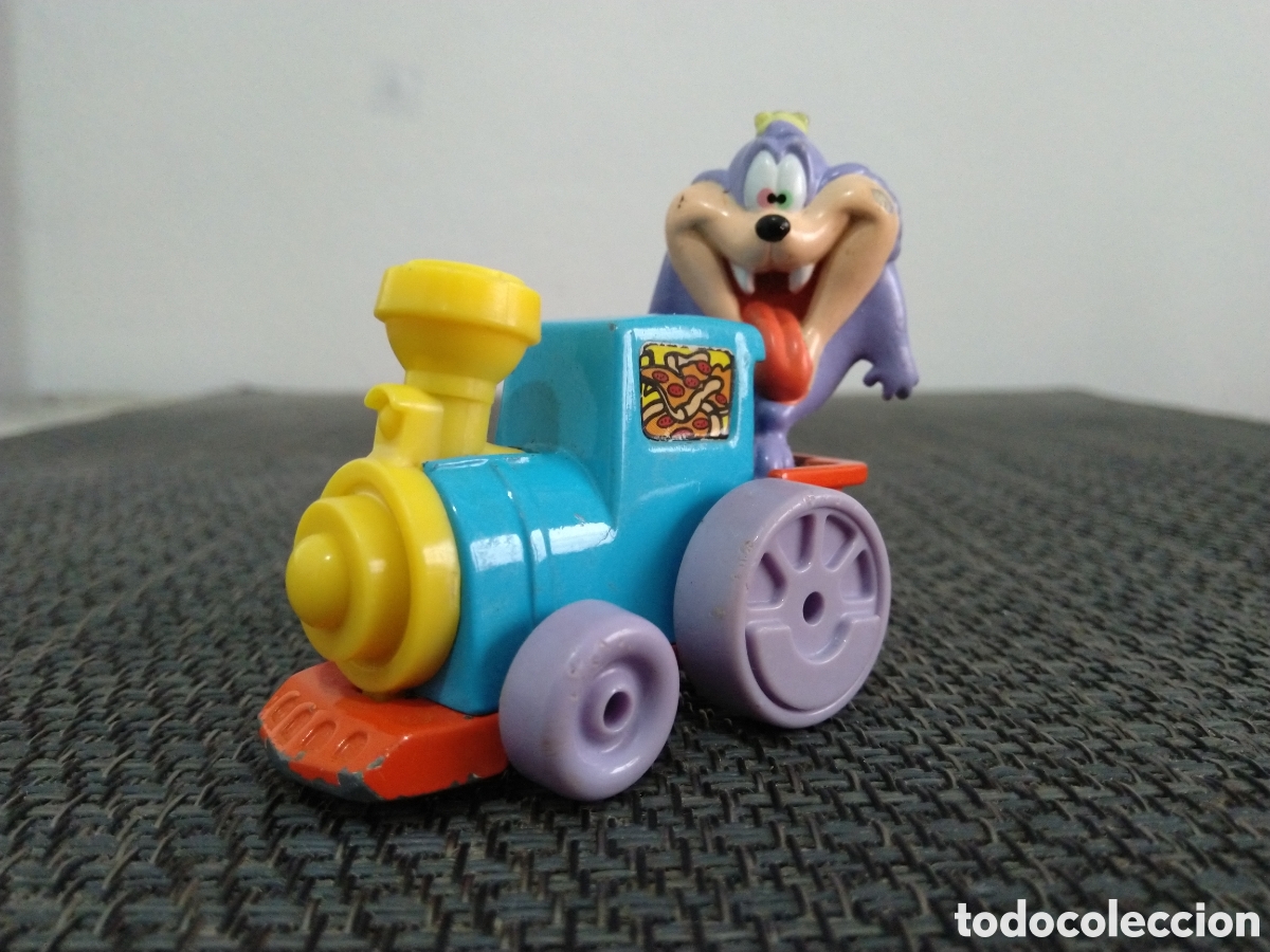 Figuras de Goma y PVC: FIGURA PVC TINY TOONS LOONEY TUNES WARNER BROSS DIBUJOS ANIMADOS COCHE DE METAL