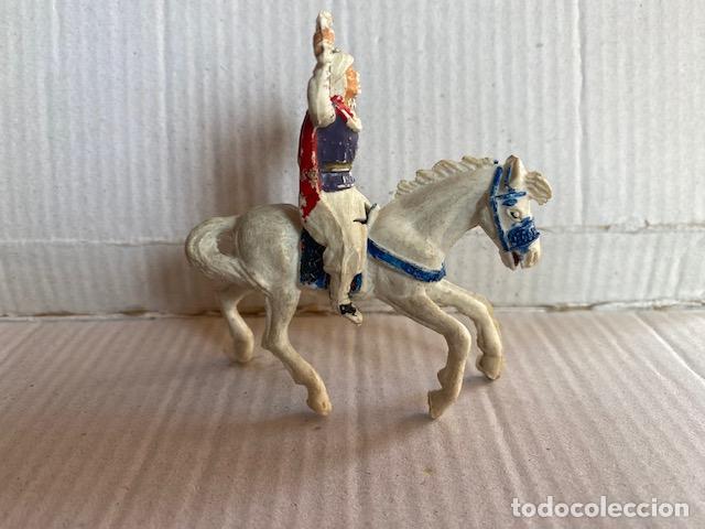 Figuras de goma y PVC: PECH MORO SARRACENO A CABALLO - Foto 2