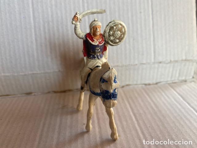 Figuras de goma y PVC: PECH MORO SARRACENO A CABALLO - Foto 3