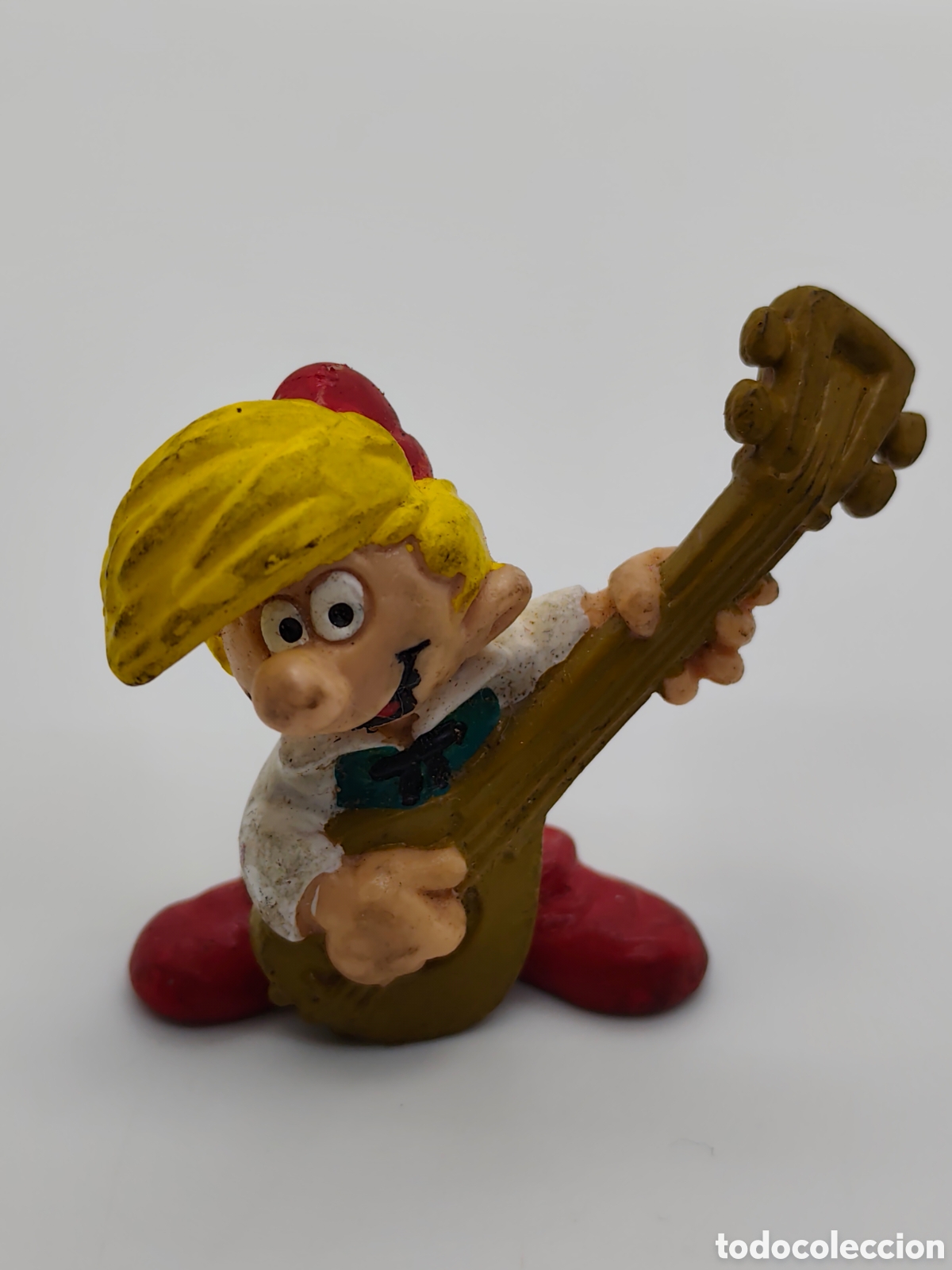 Figuras de Goma y PVC: Figura Antigua- pitufo - Germany
