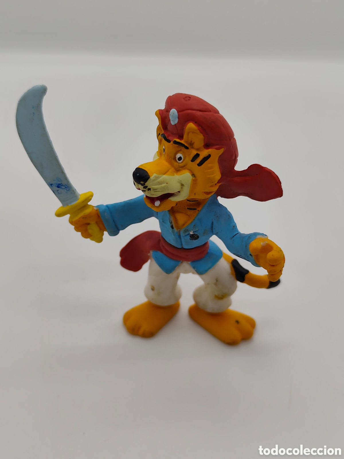 Figuras de Borracha e PVC: figura pvc goma mu&ntilde;eco sandokan figurita BRB 1992 star toy mu&ntilde;equito tigre pirata