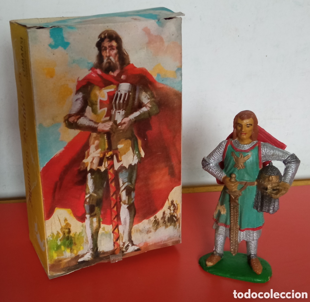 Figuras de Goma y PVC: CABALLERO MEDIEVAL.JUGUETES HIST&Oacute;RICOS COMANSI 70'S.SIN USO,EN CAJA.