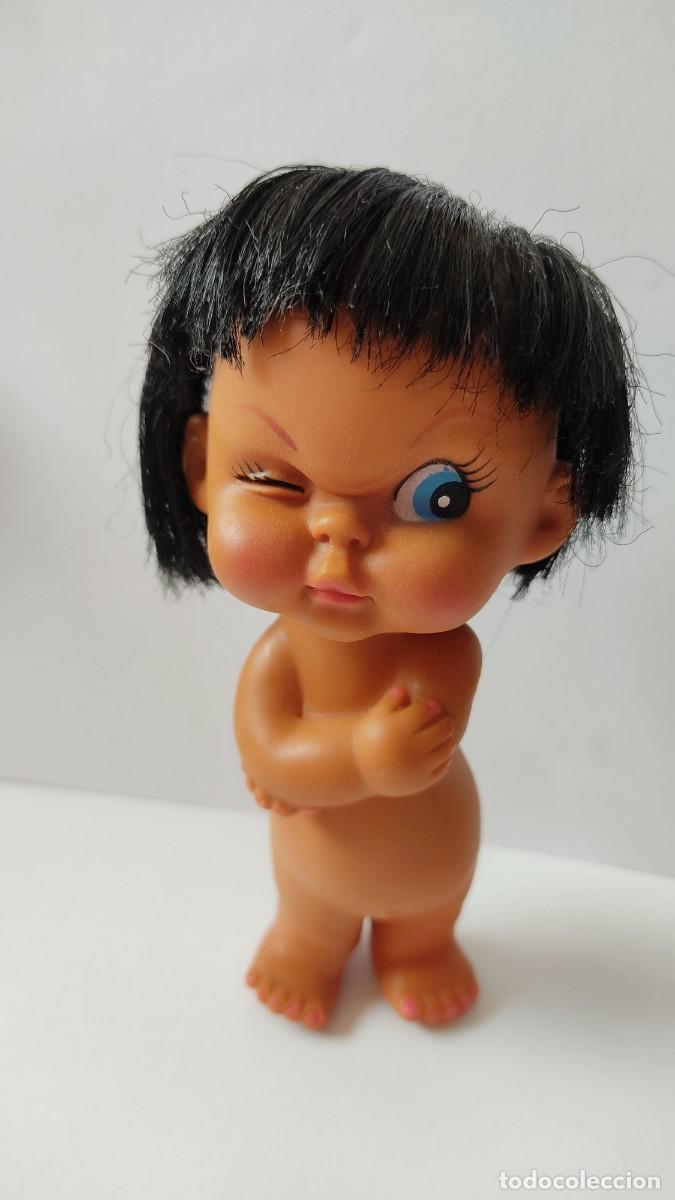 Figuras de Goma y PVC: Mu&ntilde;eco vintage de goma Hong Kong