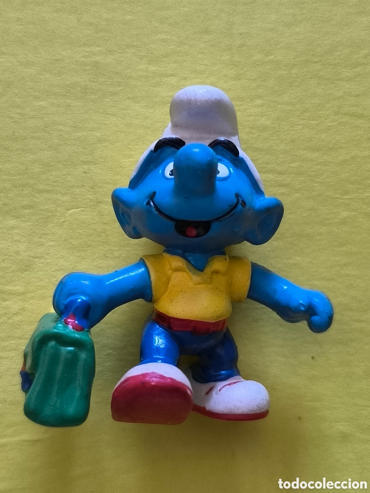 Figuras de Goma y PVC: Pitufo 1994 peyo estudiante