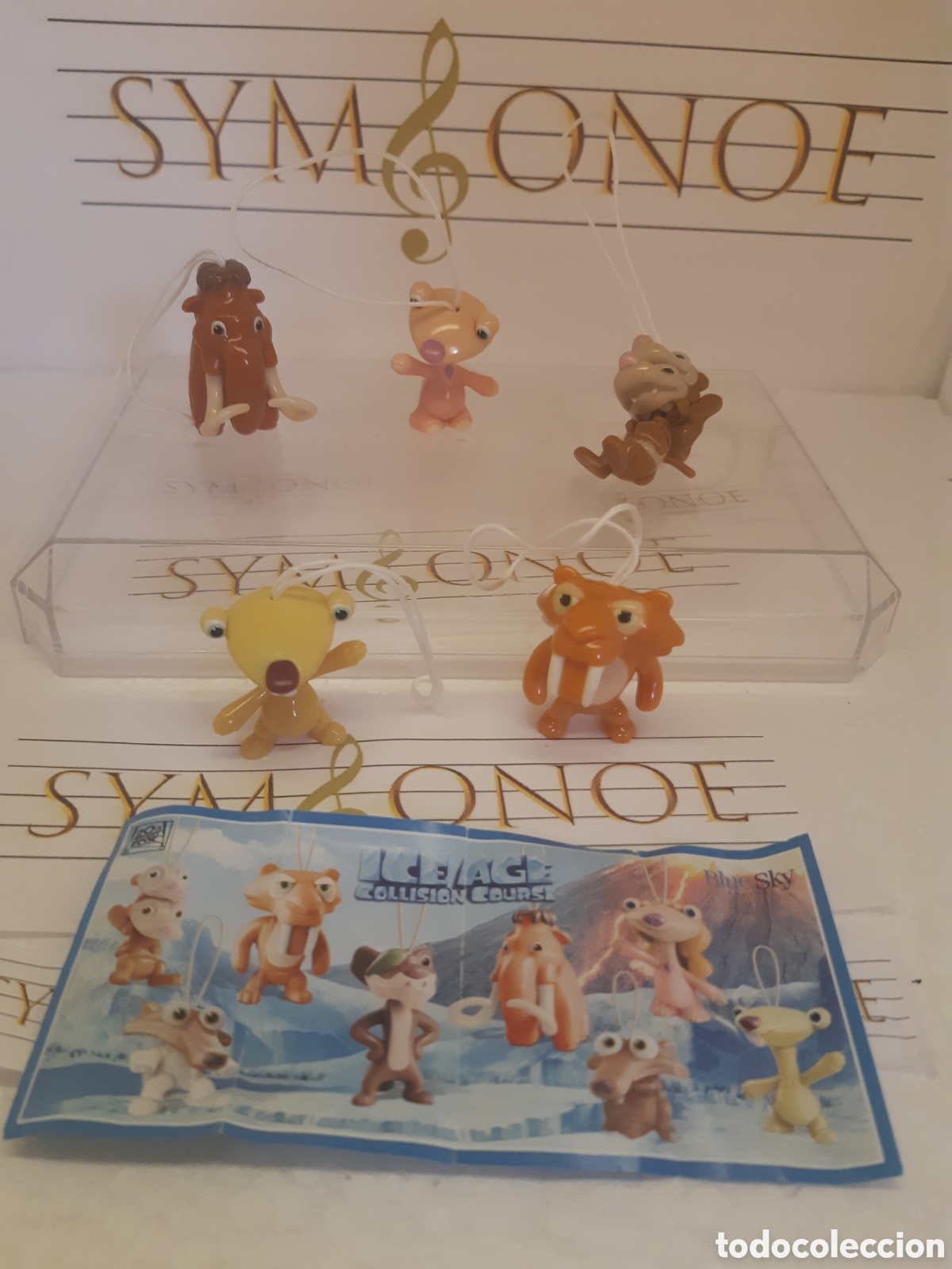 Figuras de Goma Kinder: Colgadores la edad del hielo ice age kinder Sopresa