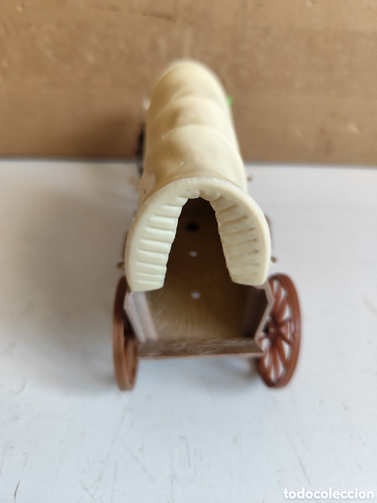 Figuras de goma y PVC: Comansi Oeste. Carreta con Caballos - Foto 4