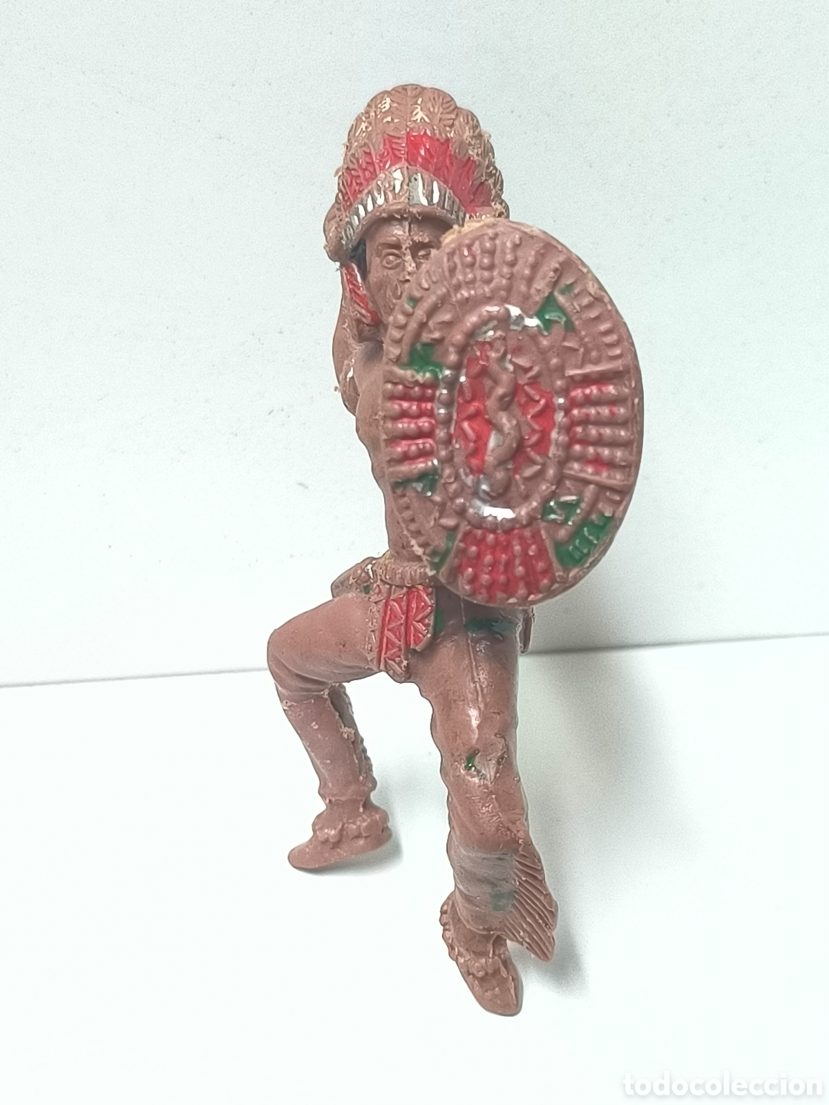 Figuras de Goma y PVC: Indio jinete lafredo figura a&ntilde;os 50/60