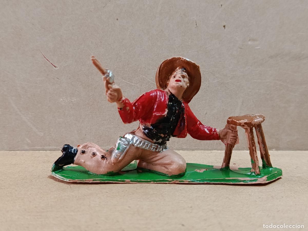 Figuras de Goma y PVC: FIGURA DE PL&Aacute;STICO VAQUERO COMANSI