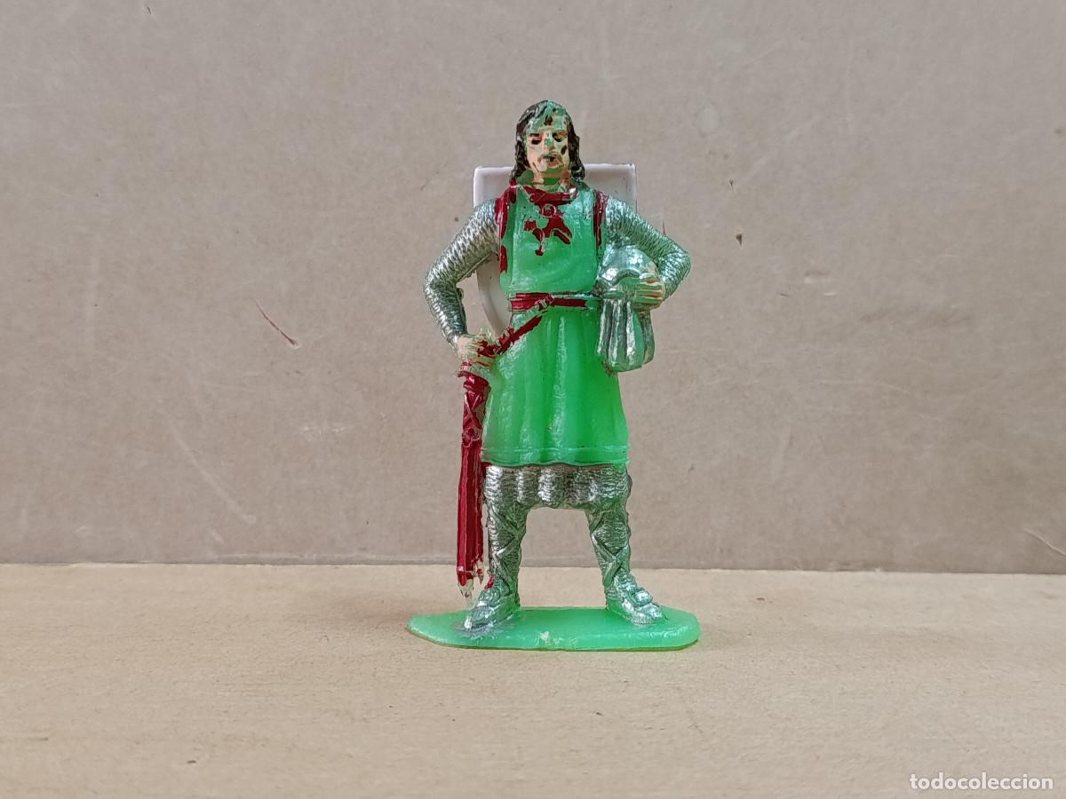 Figuras de Goma y PVC: FIGURA DE PL&Aacute;STICO CABALLERO MEDIEVAL COMANSI