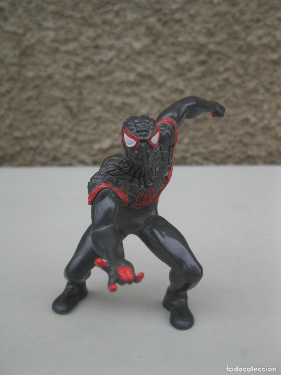 Figuras de Goma y PVC: SPIDERMAN NEGRO - FIGURA DE PVC - MARVEL - COMANSI.