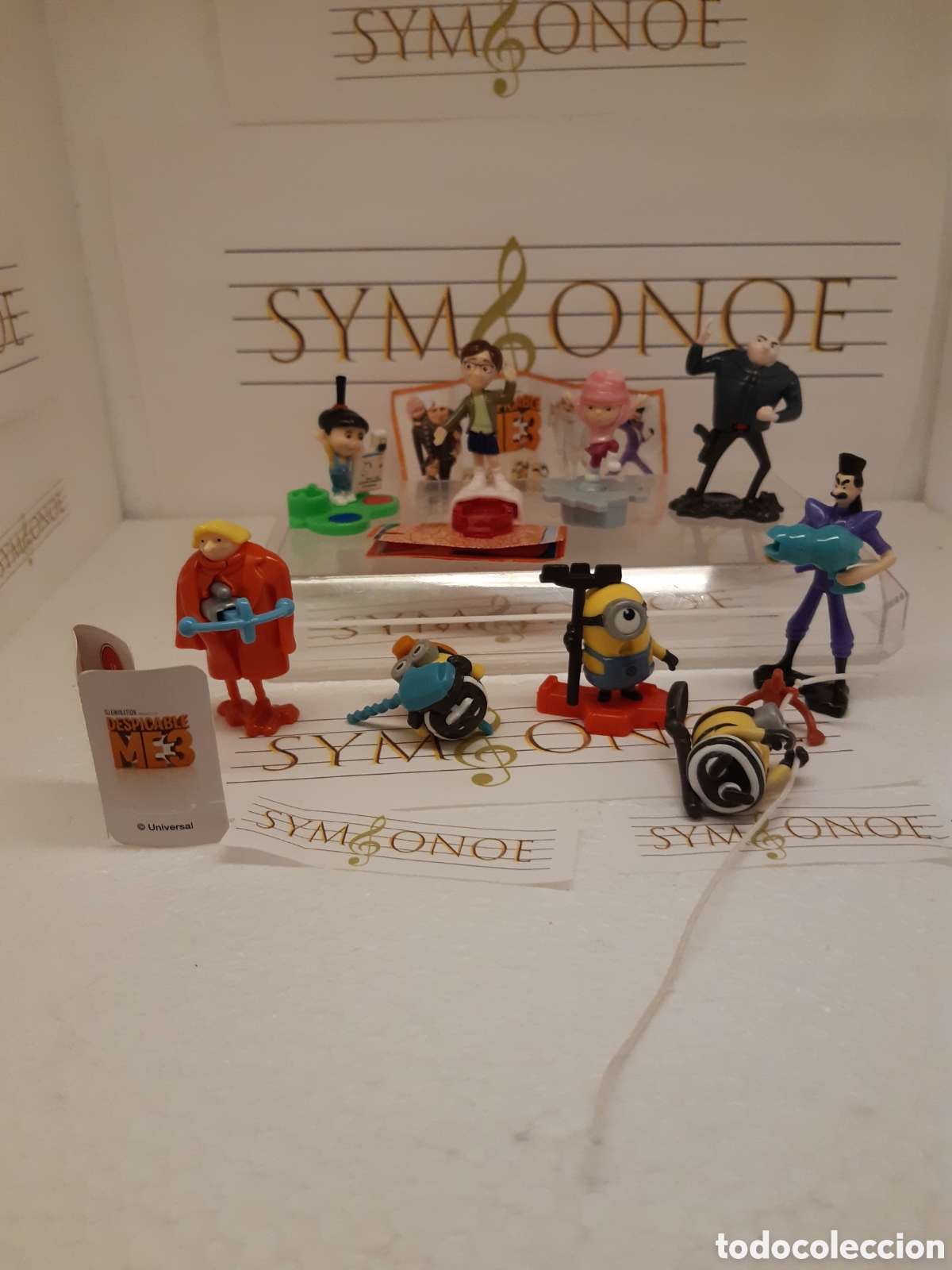 Figuras de Goma Kinder: Lote figuras Minions Gru kinder Sorpresa