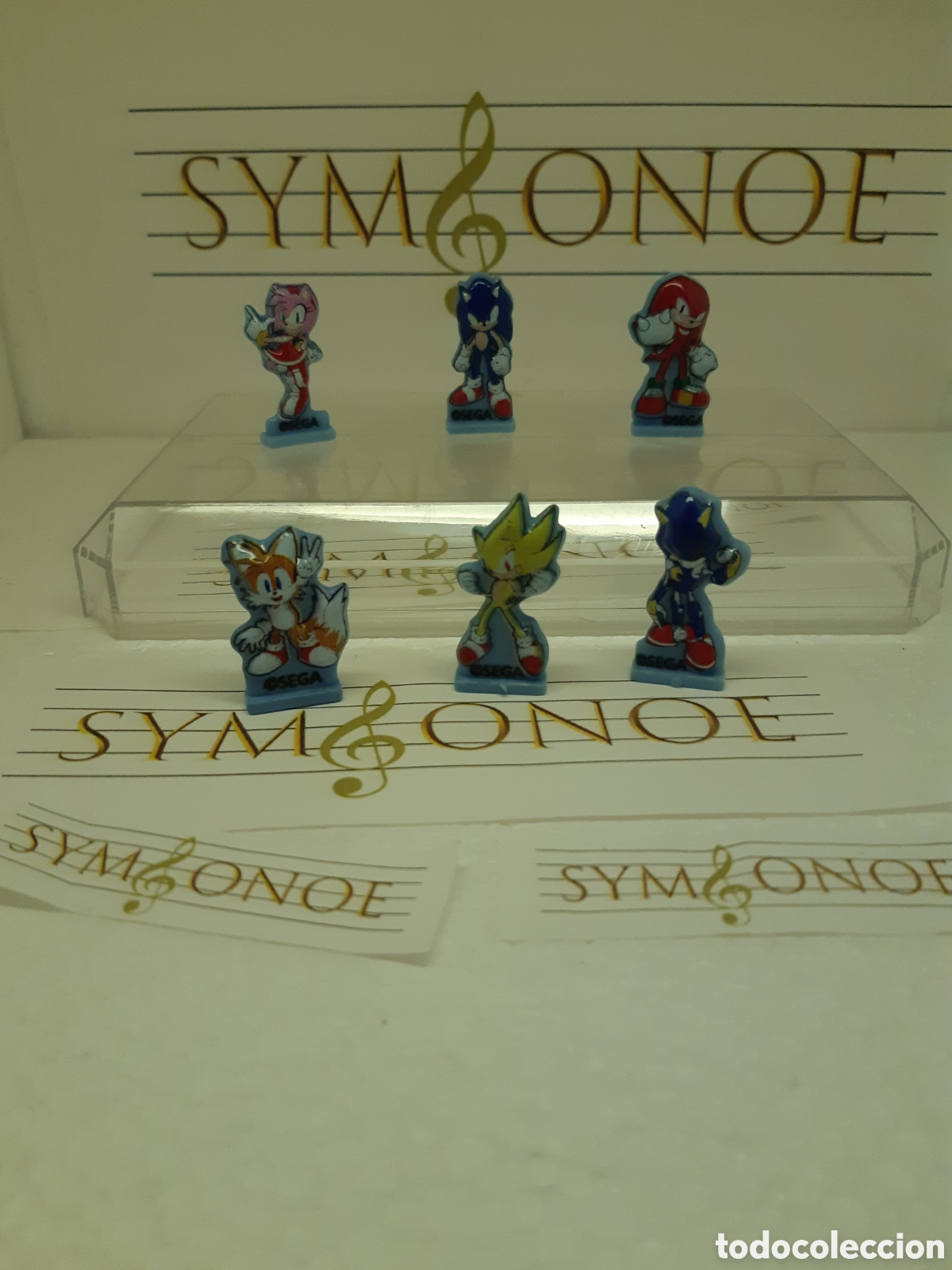 Figuras de Goma y PVC: Serie Sonic Sega de Zaini huevos Tais kinder