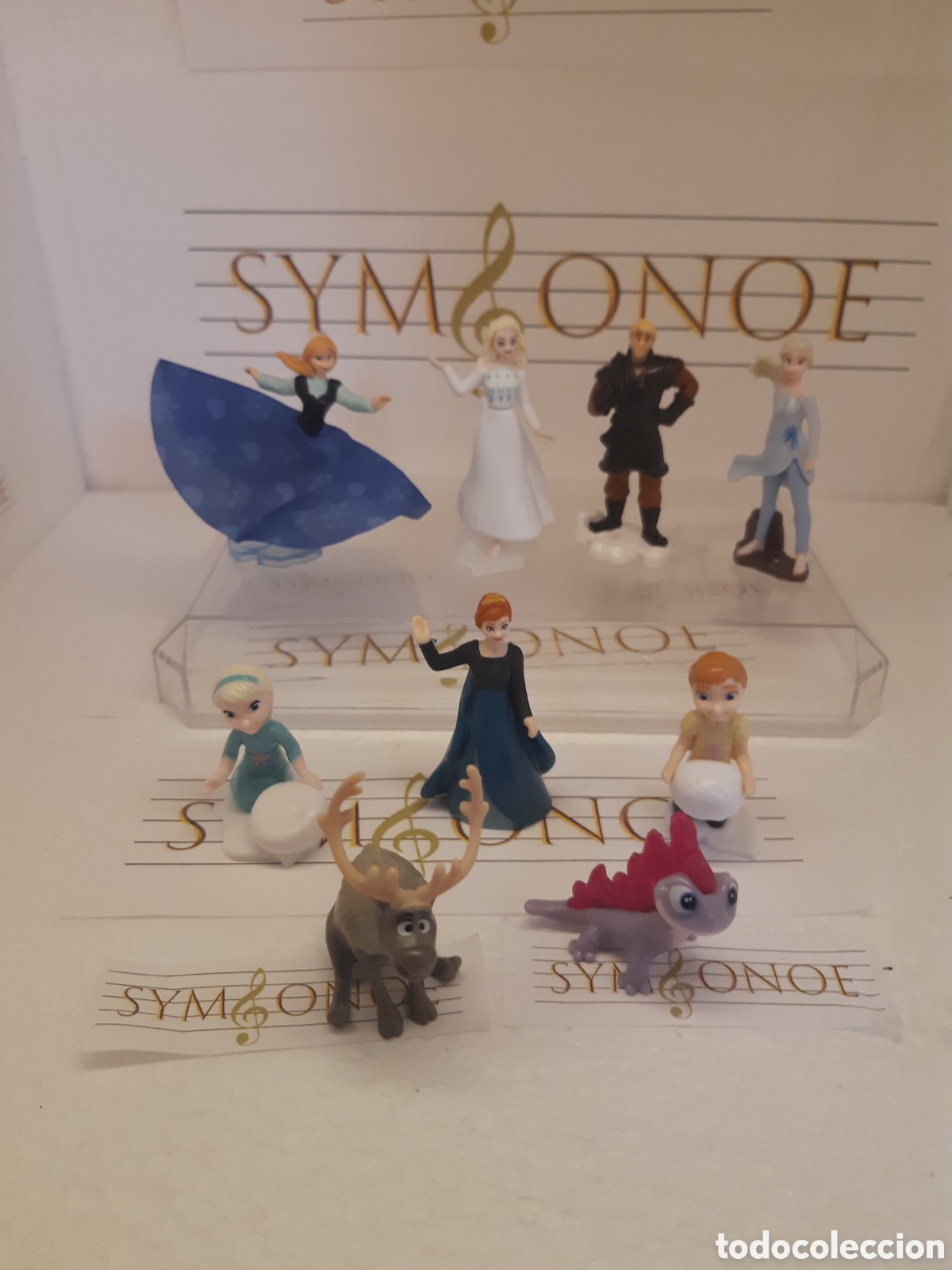 Figuras de Goma Kinder: Lote figuras Frozen Elsa Ana Olaf kinder Sorpresa