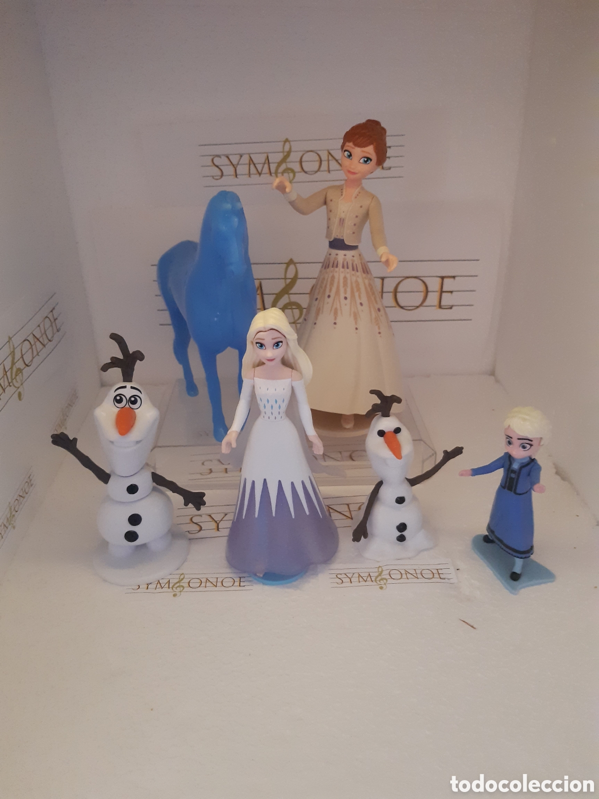 Figuras de Goma Kinder: Figuras Kinder Sorpresa Maxi Frozen Olaf Elsa Disney