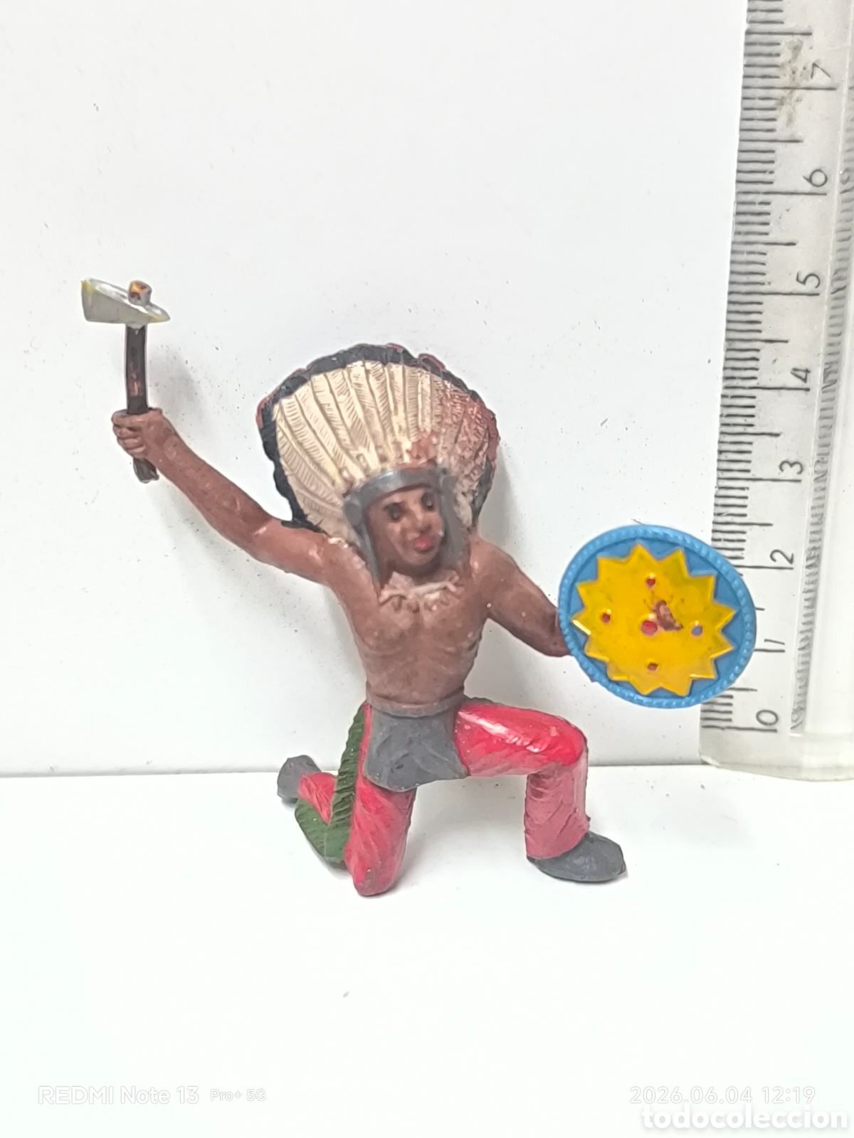 Figuras de Goma y PVC: Indio Sotorres figura a&ntilde;os 60
