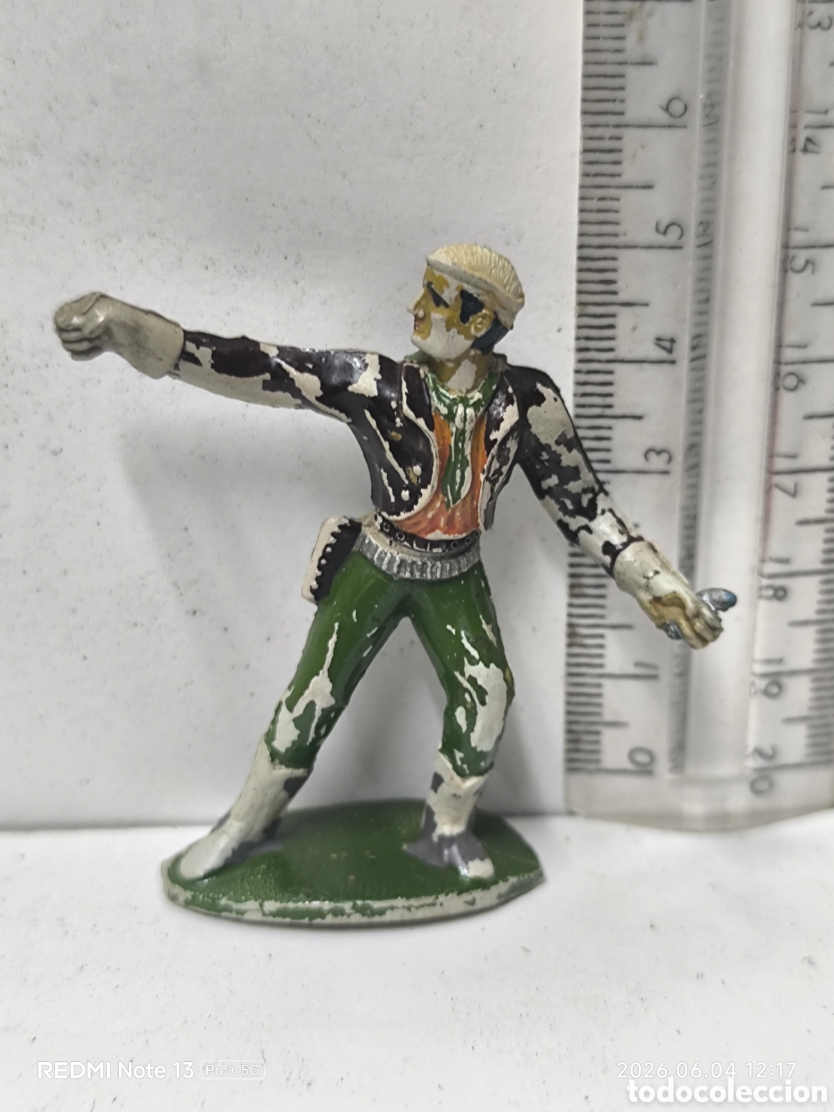 Figuras de Goma y PVC: Vaquero sotorres a&ntilde;os 50