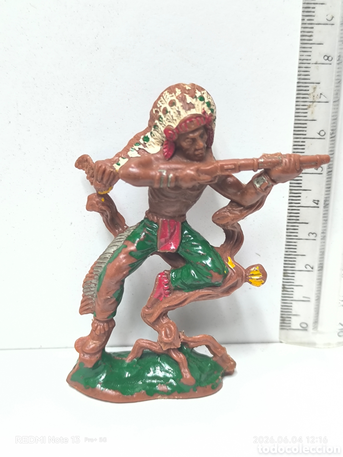 Figuras de Goma y PVC: Indio lafredo a&ntilde;os 60 pvc