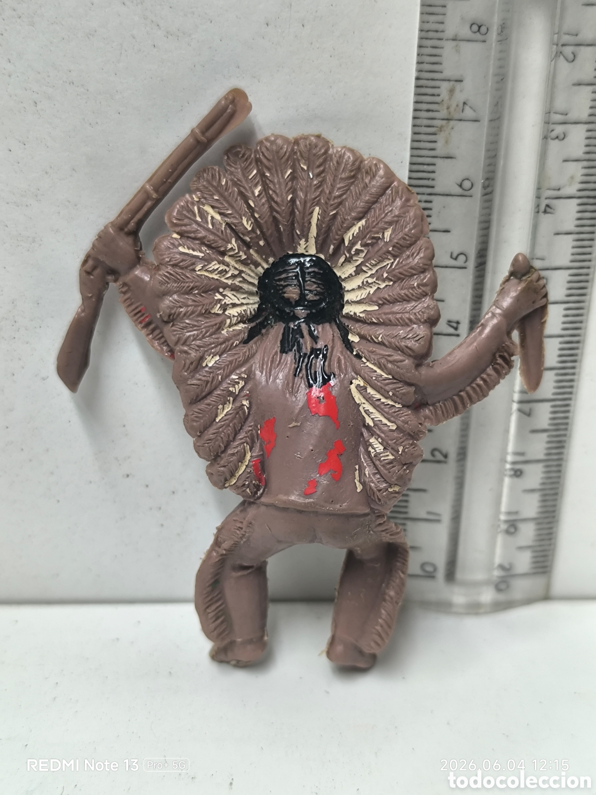 Figuras de goma y PVC: Jefe indio comansi ++++ - Foto 2