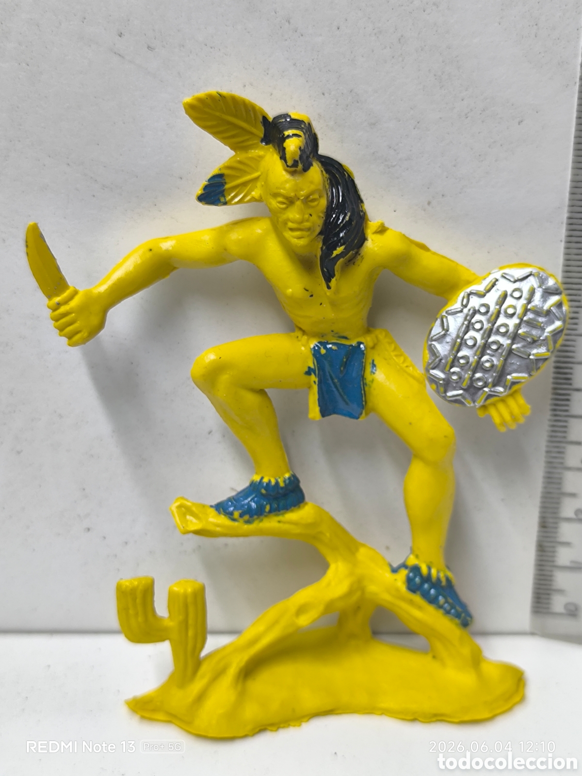 Figuras de goma y PVC: Indio comansi a&ntilde;os 60 - Foto 2