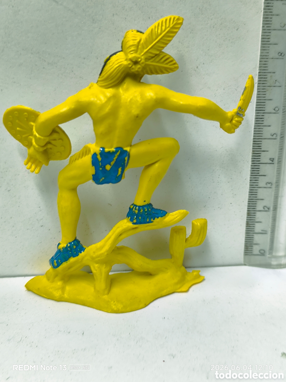 Figuras de goma y PVC: Indio comansi a&ntilde;os 60 - Foto 3