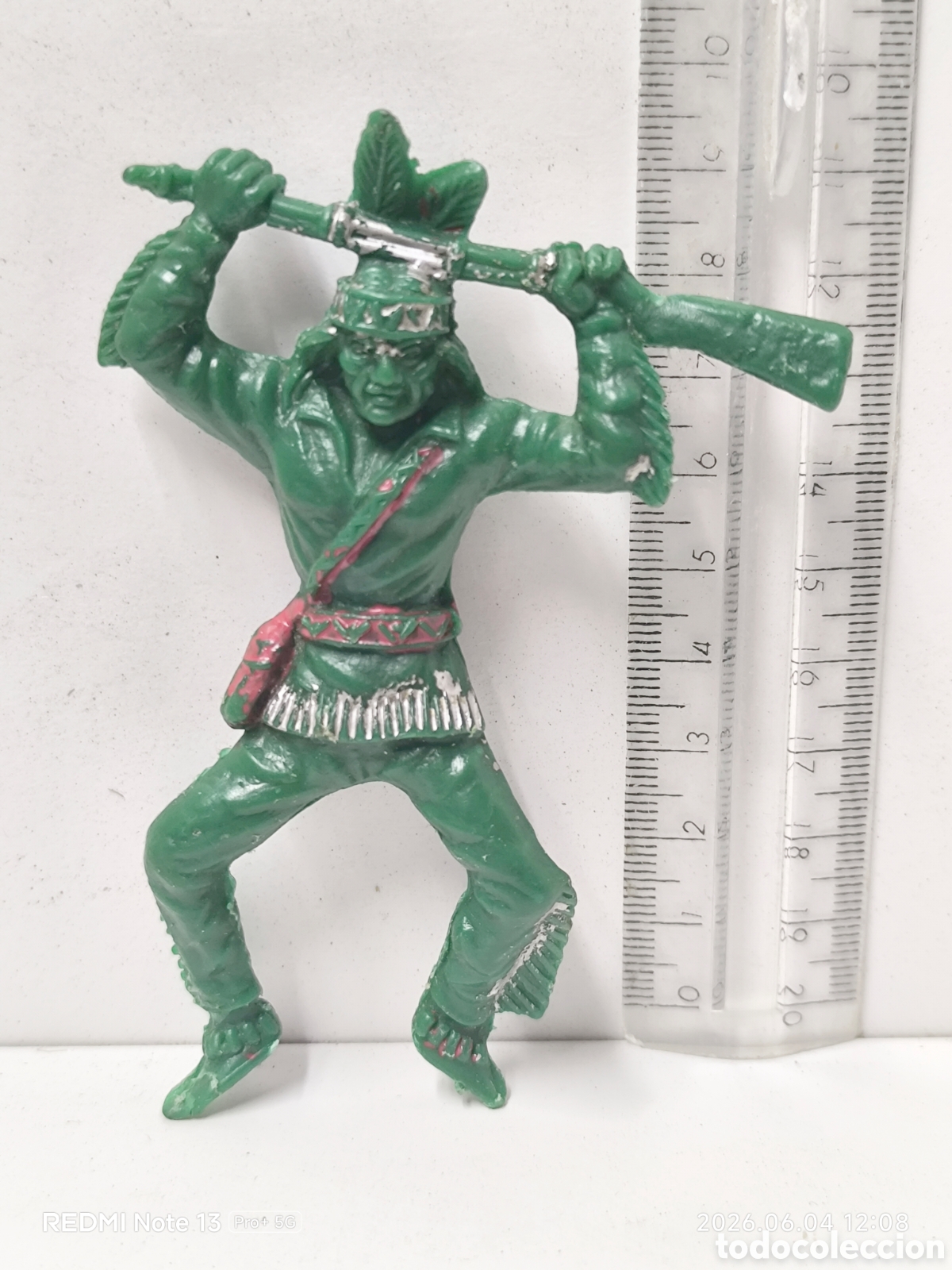Figuras de Goma y PVC: Jefe indio figura goma comansi?