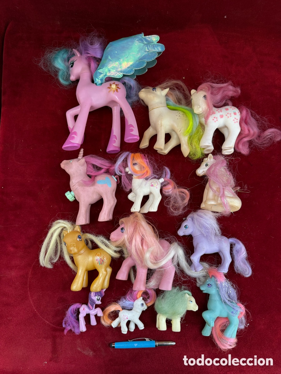 Figuras de Goma y PVC: Gran lote de My Litle Pony,a&ntilde;os 80-90!Hasbro,etc