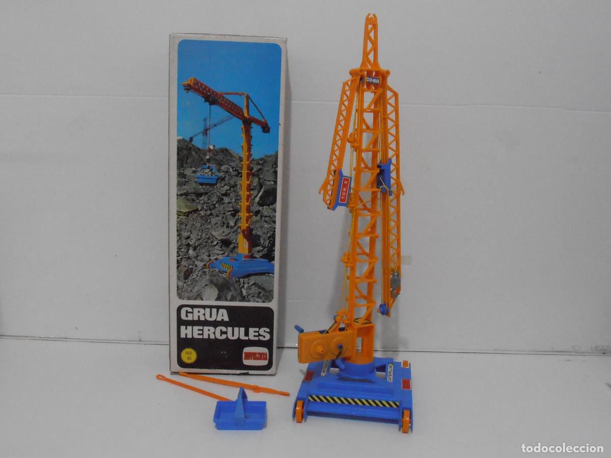 Figuras de Goma y PVC: GRUA HERCULES CATERPILLAR NOVOLINEA, REF 93 NUEVA A ESTRENAR, ANTIGUA JUGUETERIA