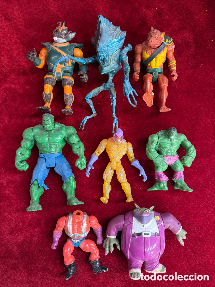 Figuras de Goma y PVC: Gran lote de juguetes a&ntilde;os 80-90!LJN,Marvel,etc