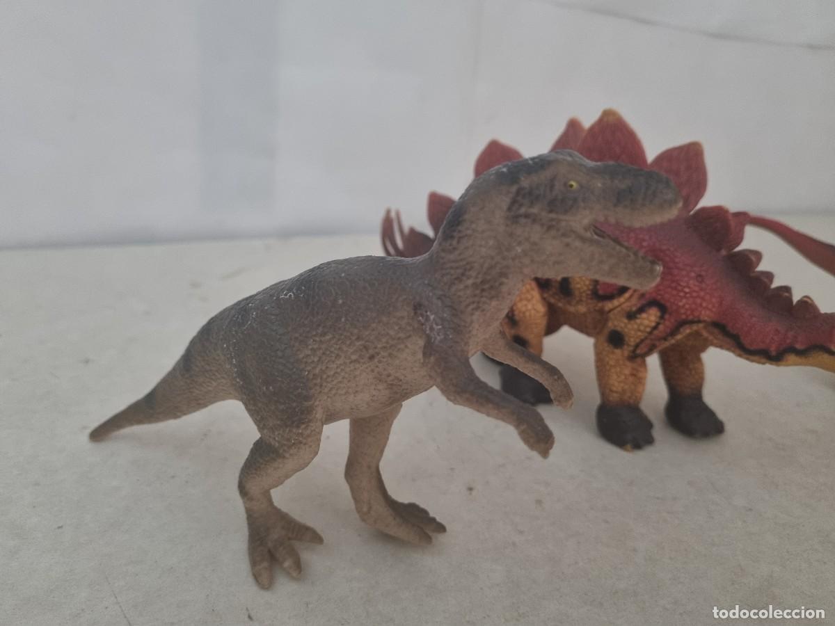 Figuras de goma y PVC: Lote de 5 dinosaurios de goma - Foto 7
