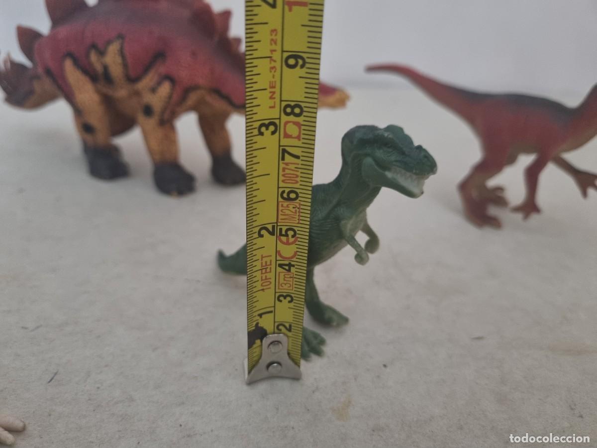 Figuras de goma y PVC: Lote de 5 dinosaurios de goma - Foto 16