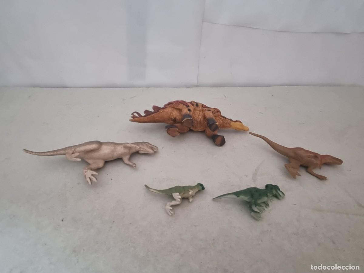 Figuras de goma y PVC: Lote de 5 dinosaurios de goma - Foto 18