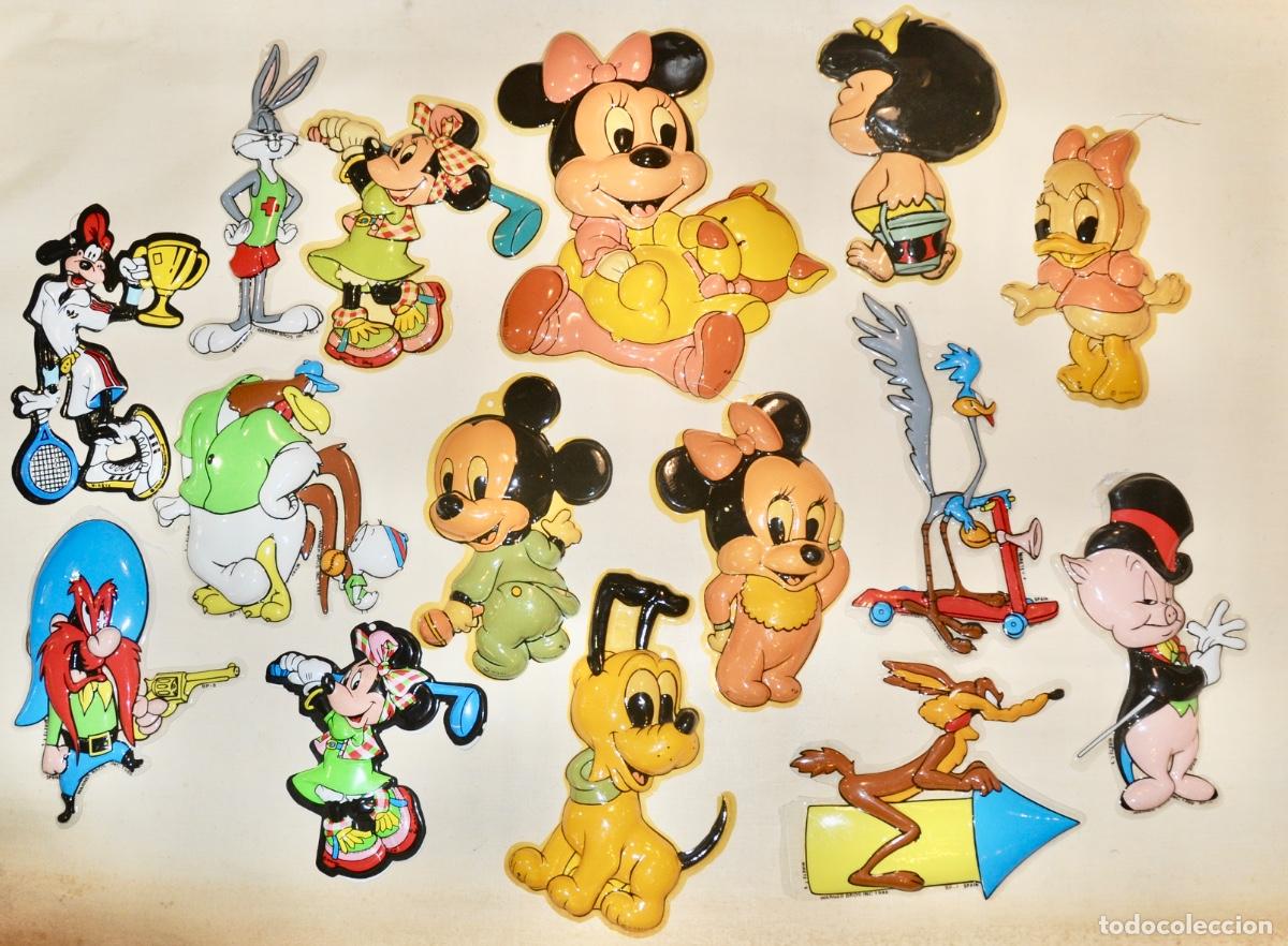 Figuras de Goma y PVC: 15 Siluetas dibujos animados Mirete Disney