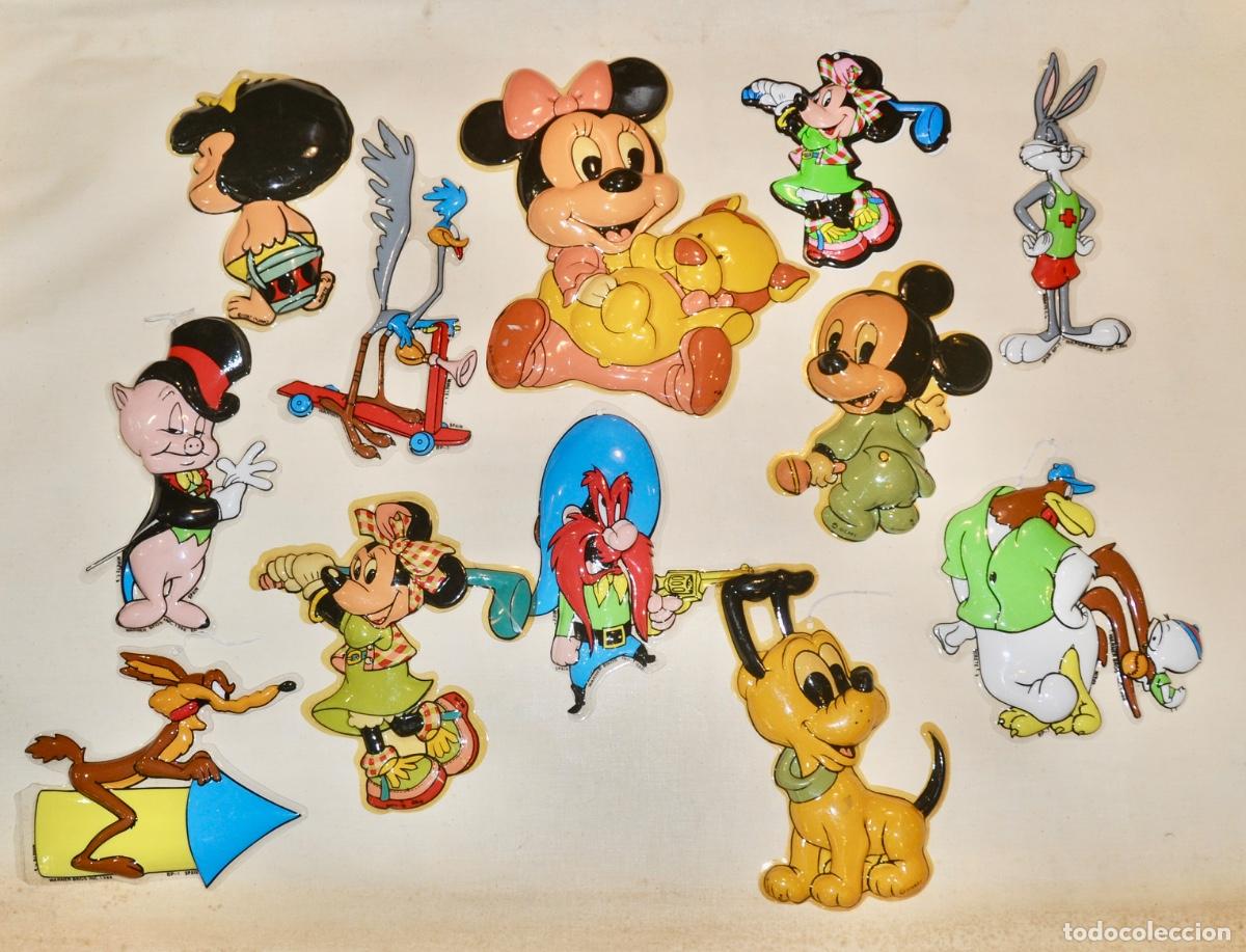 Figuras de Goma y PVC: 12 Siluetas dibujos animados Mirete Disney