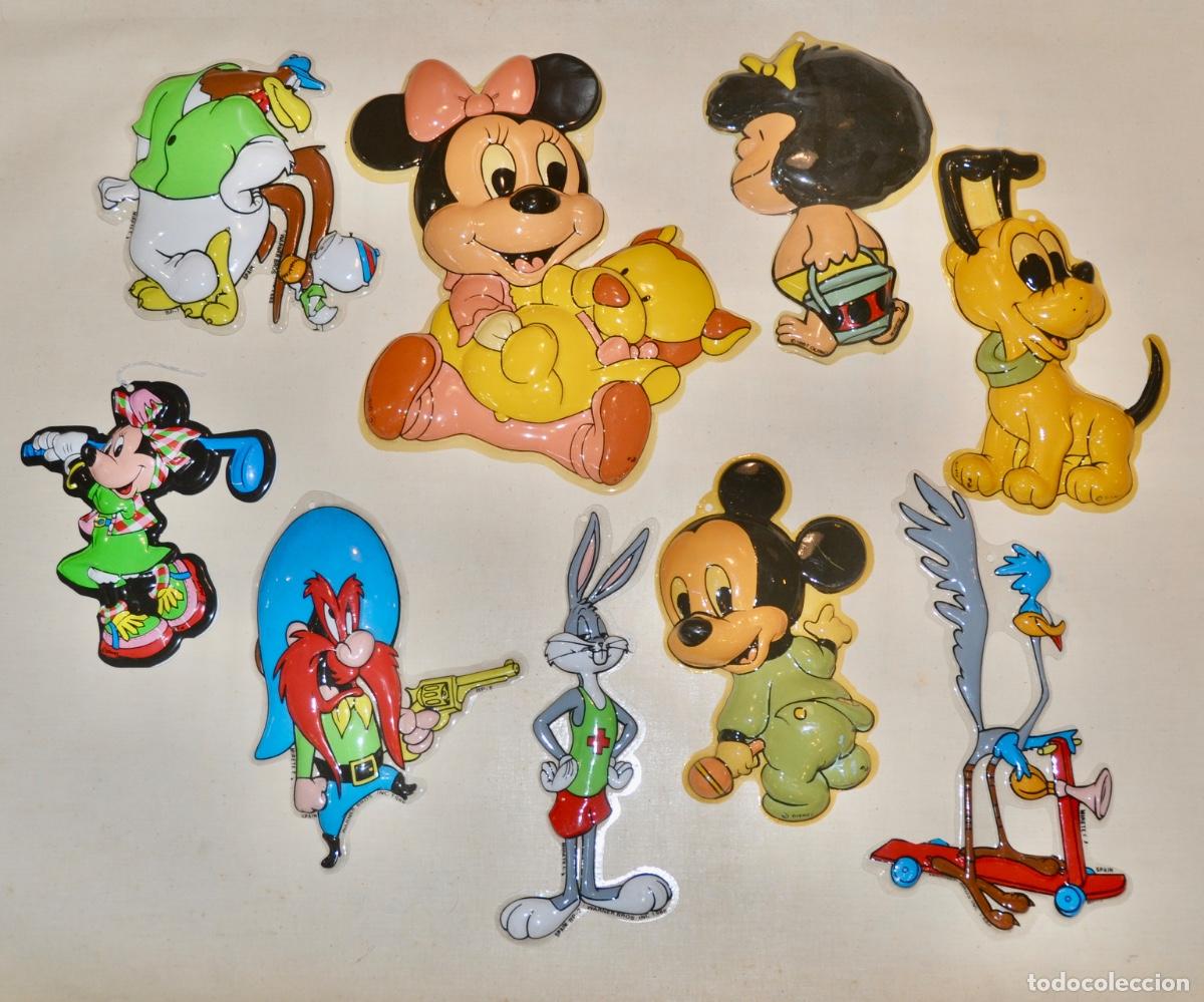 Figuras de Goma y PVC: 9 Siluetas dibujos animados Mirete Disney