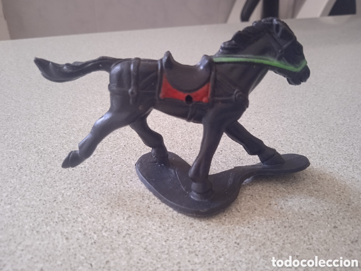 Figuras de Goma y PVC: CABALLO GOMA DURA ANTIGUO
