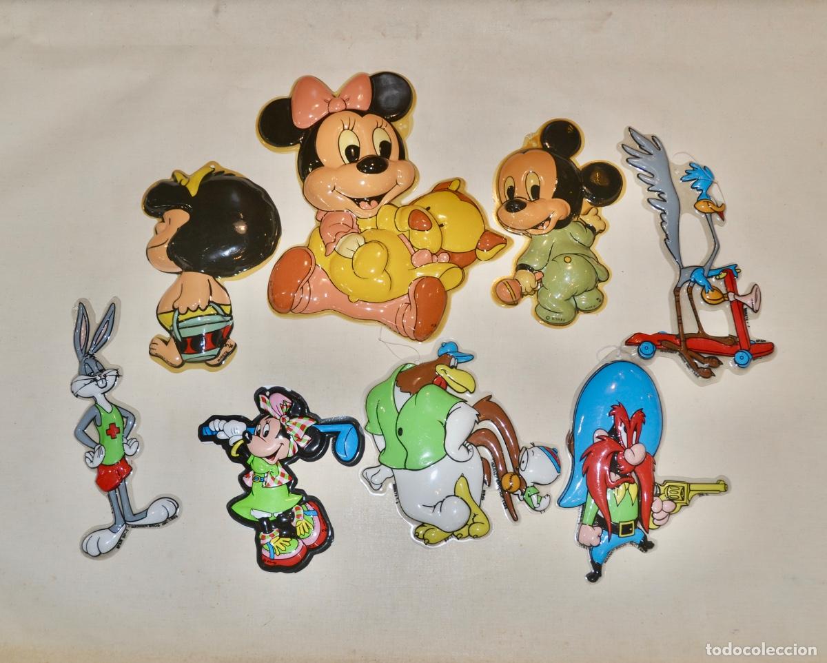 Figuras de Goma y PVC: 8 Siluetas dibujos animados Mirete Disney