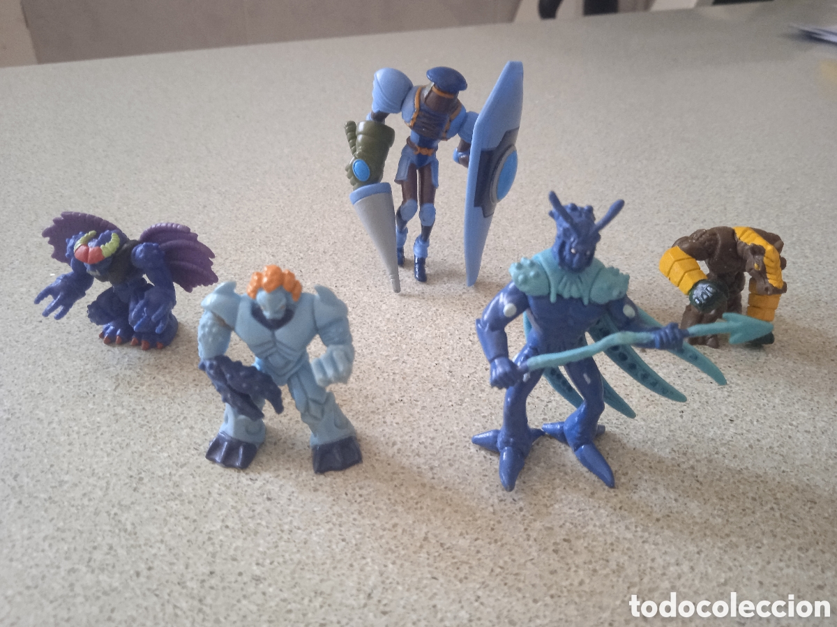 Figuras de Goma y PVC: LOTE DE 5 FIGURAS GORMITI PEQUE&Ntilde;AS