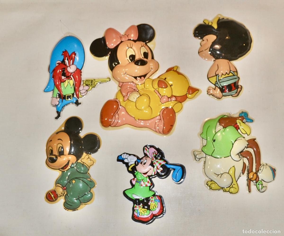 Figuras de Goma y PVC: 6 Siluetas dibujos animados Mirete Disney