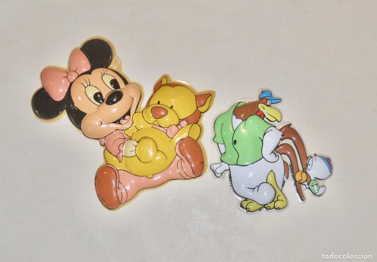Figuras de Goma y PVC: 2 Siluetas dibujos animados Mirete Disney