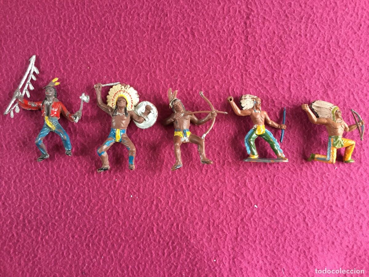 Figuras de Goma y PVC: 5 FIGURAS DE INDIOS DE ESTILO JECSAN - PECH - REAMSA ...