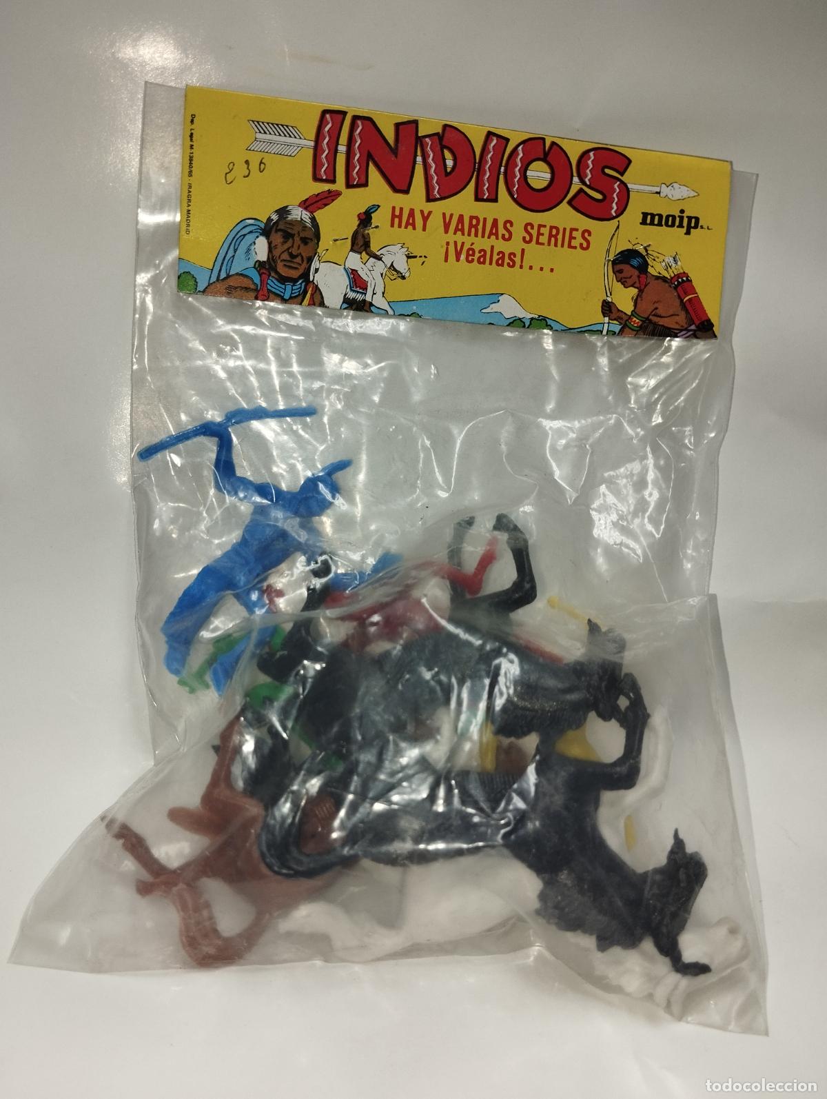 Figuras de Goma y PVC: BOLSA DE INDIOS MOIP A&Ntilde;OS OCHENTA