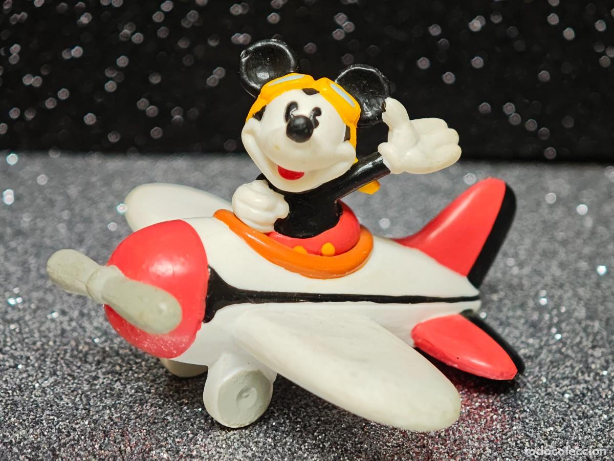 Figuras de Goma y PVC: FIGURA PVC MICKEY EN ACIONETA APPLAUSE TODO UNA PIEZA