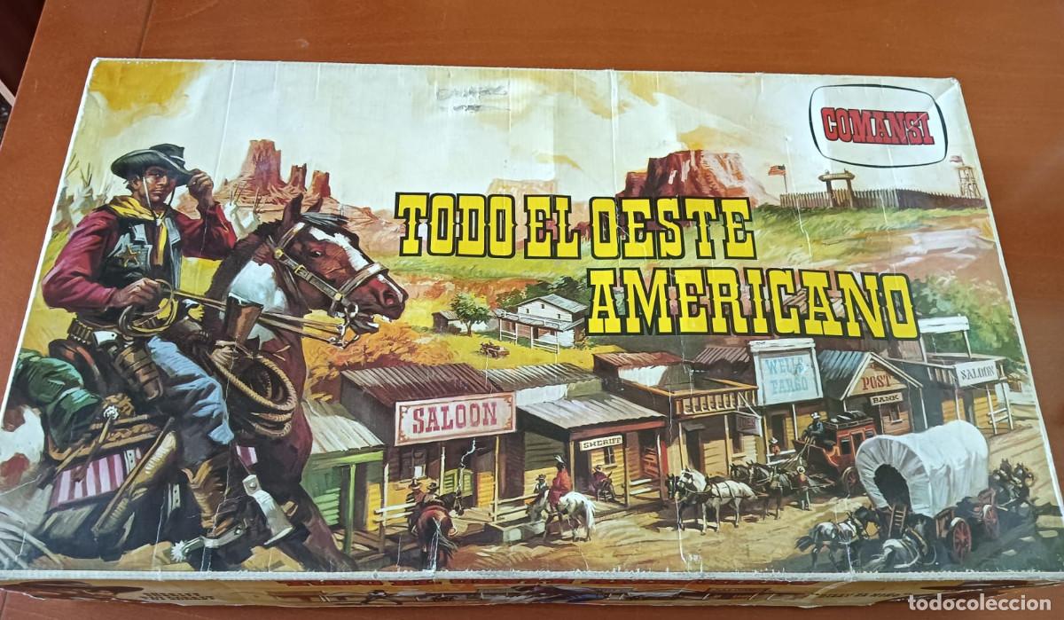 Figuras de Goma y PVC: Todo el Oeste Americano Ref. 171 Lote Comansi