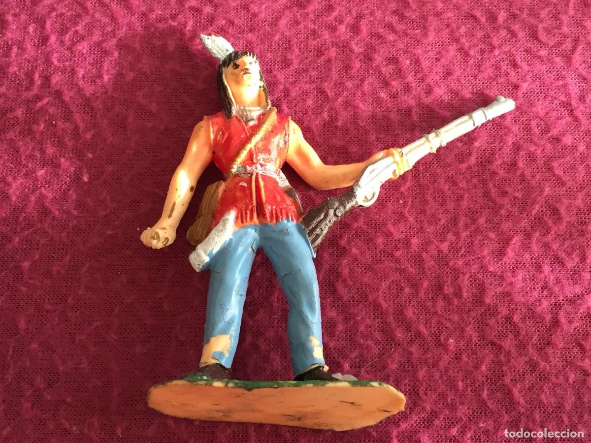 Figuras de goma y PVC: COMANSI OESTE - INDIO MINGO CON RIFLE - Foto 2