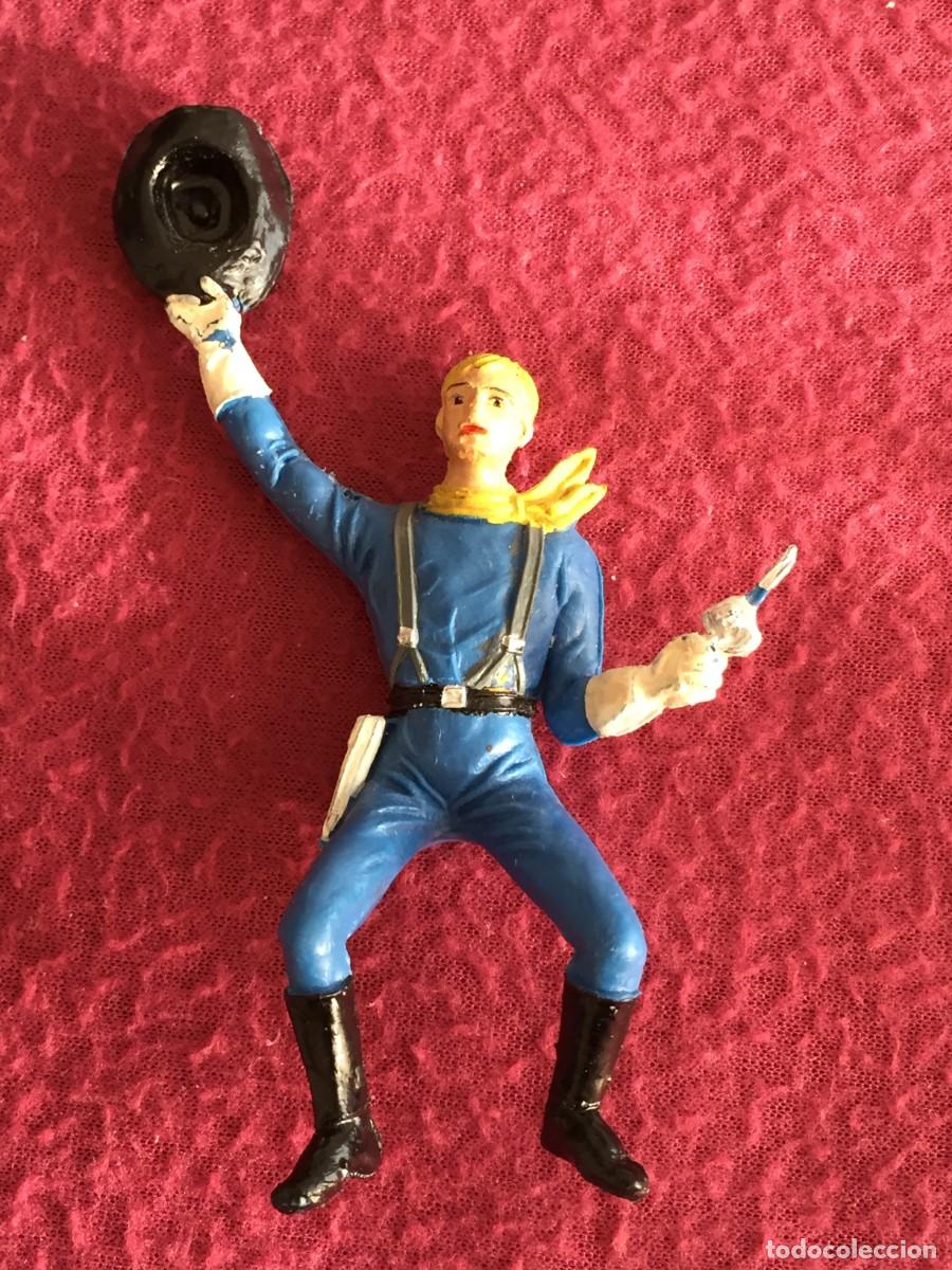 Figuras de Goma y PVC: ANTIGUO Y BONITO SOLDADO FEDERAL YANKEE PARA MONTAR A CABALLO