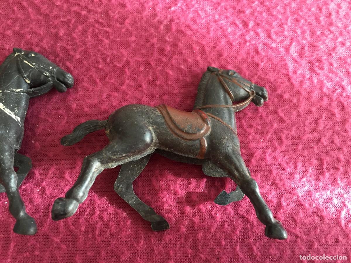 Figuras de goma y PVC: 2 Antiguos Caballos de Reamsa - Foto 3